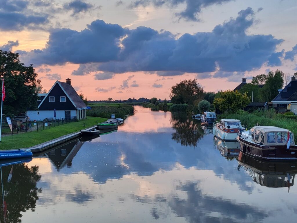 Franekervaart bij It Krúswetter Easterlittens